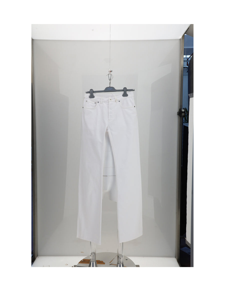 Jeans White Cotton