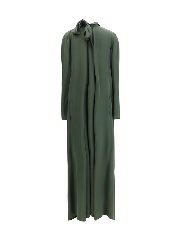 Dress Interlude Jaguar Green Silk