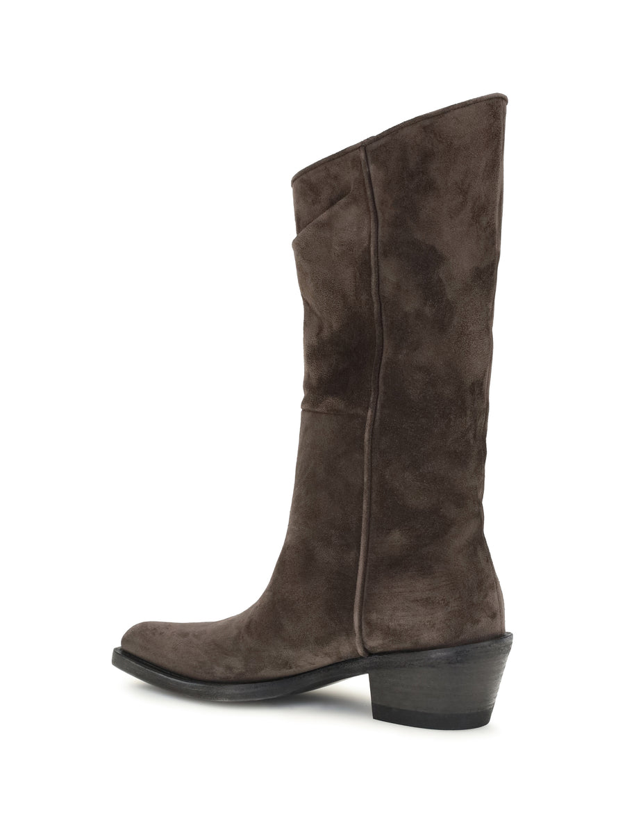 Boots Clive Suede Umber Upper Chamois Leather
