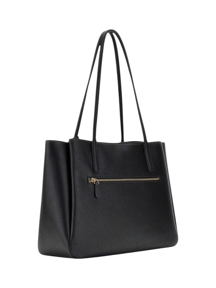 Guess Tote Bag Black Polyurethane / Tote-bags