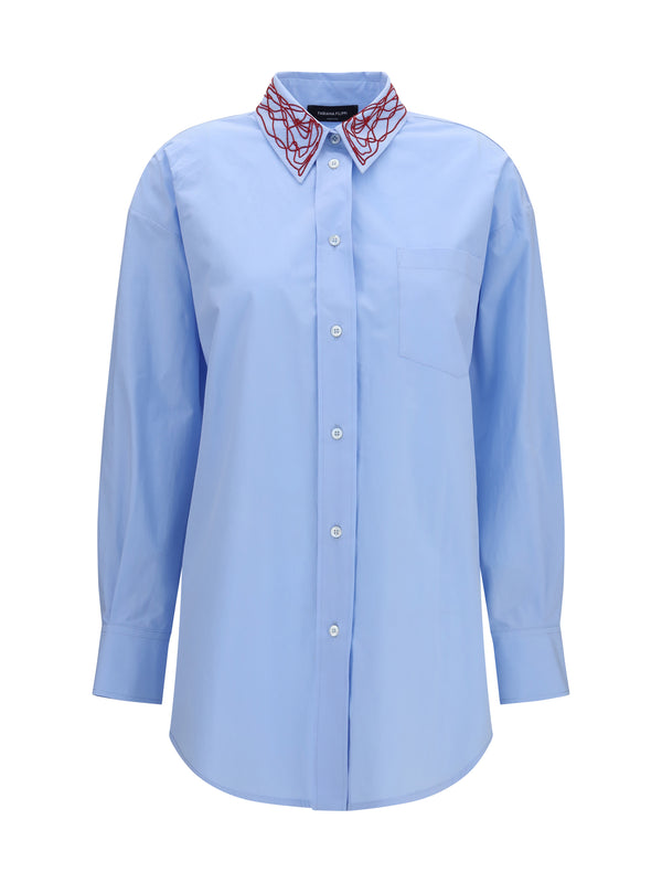 Fabiana Filippi 100% Cotton shirt in blue
