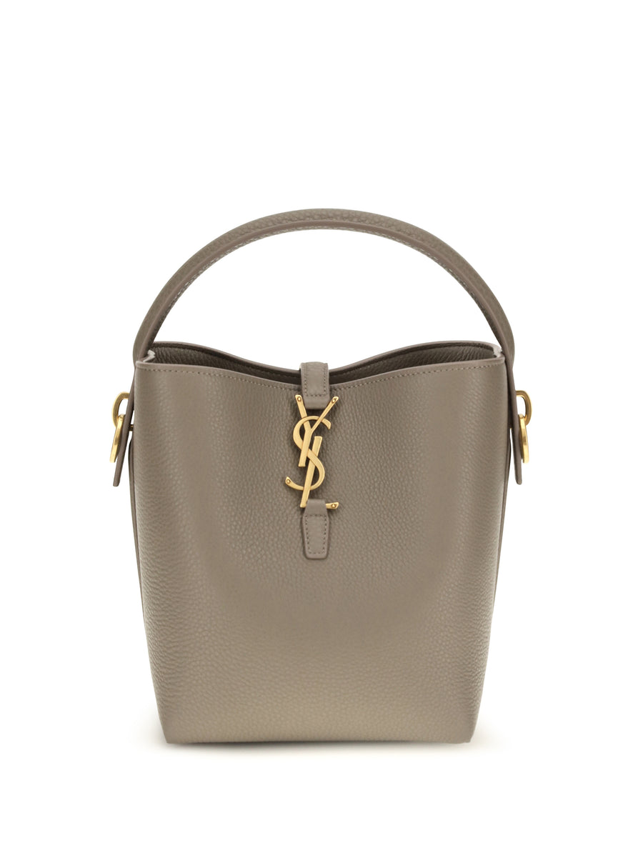 Bucket Bag Le 37 Plaza Taupe Calf Leather