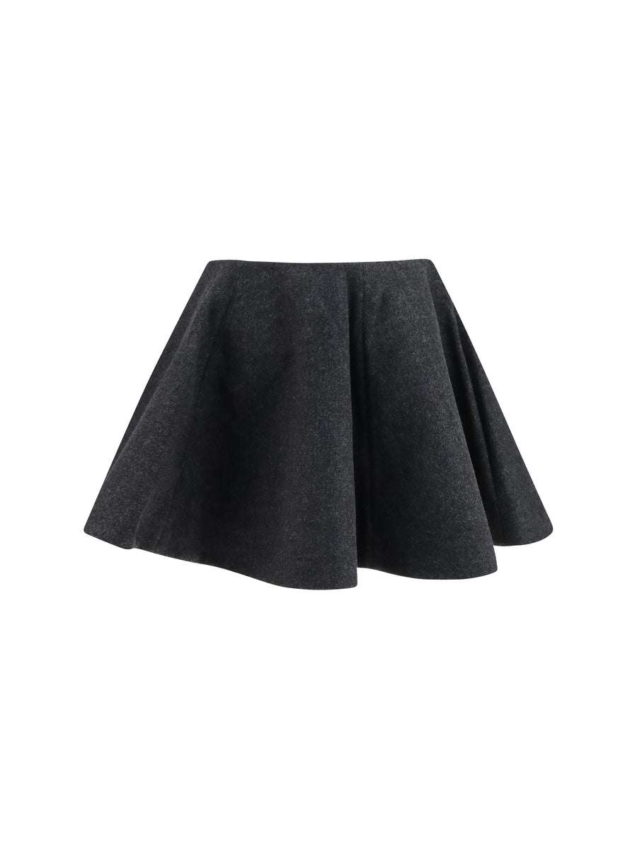 Skirt Peacoat Wool Phantom (ovis Aries)