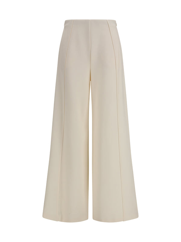 Max Mara Pure 86% Polyamide trousers in beige