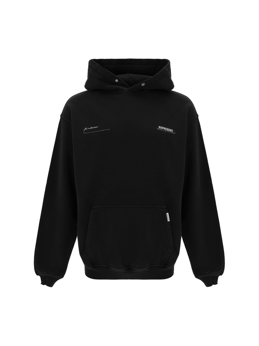 Hoodie Cotton Black Sweatshirts