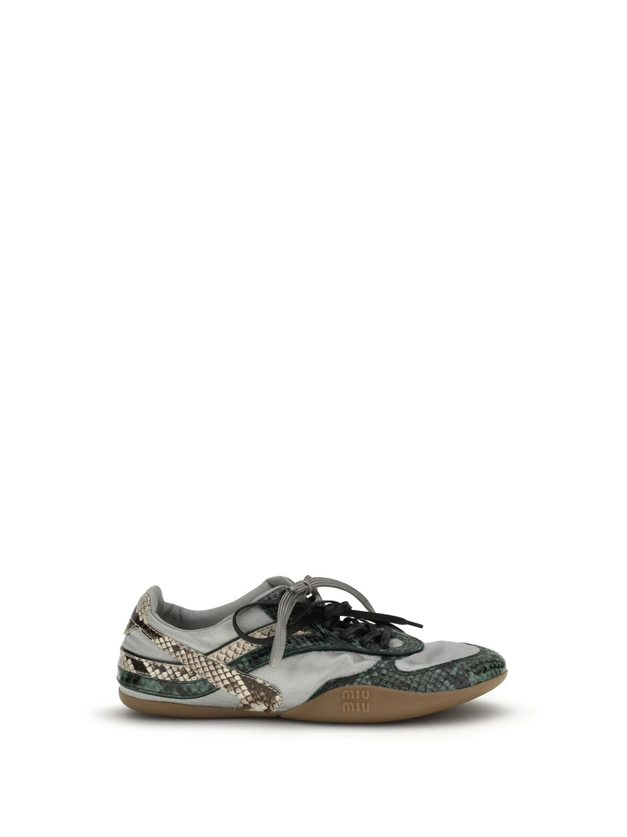 Sneakers Python Print Cloud-Fir Green Cloud/fir Upper: Other Fibres Lace-up Shoes