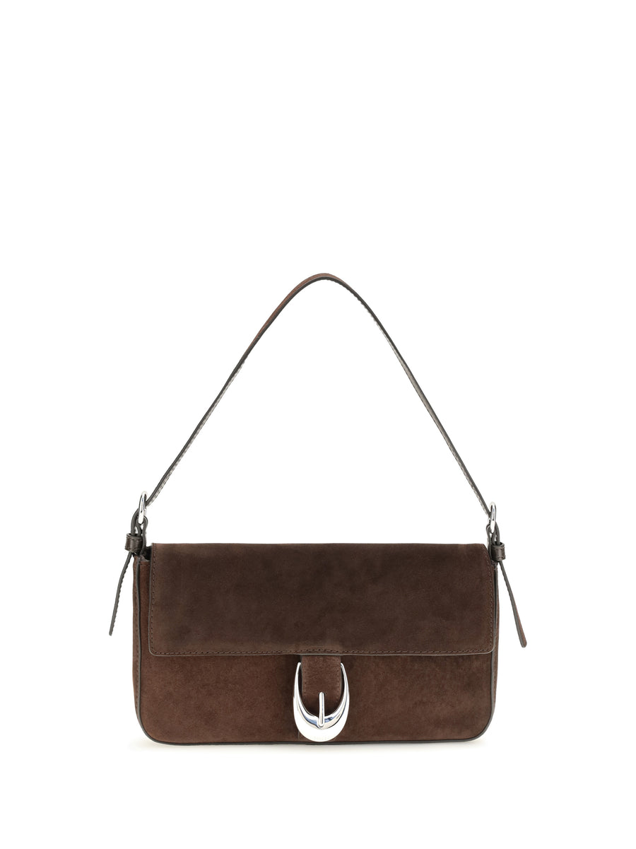 Shoulder Bag Harlow Espresso Calf Leather