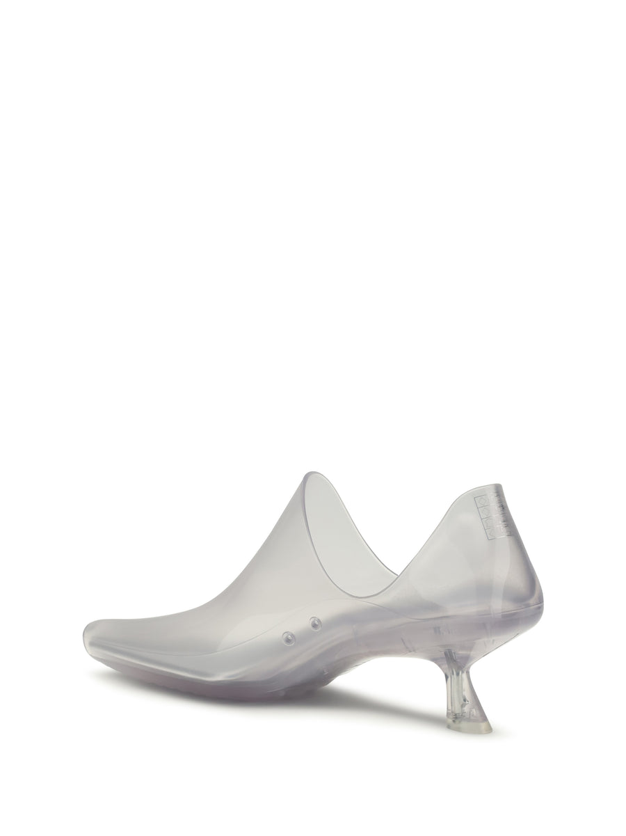 Ankle Boots Emily Aqua Pvc Transparent