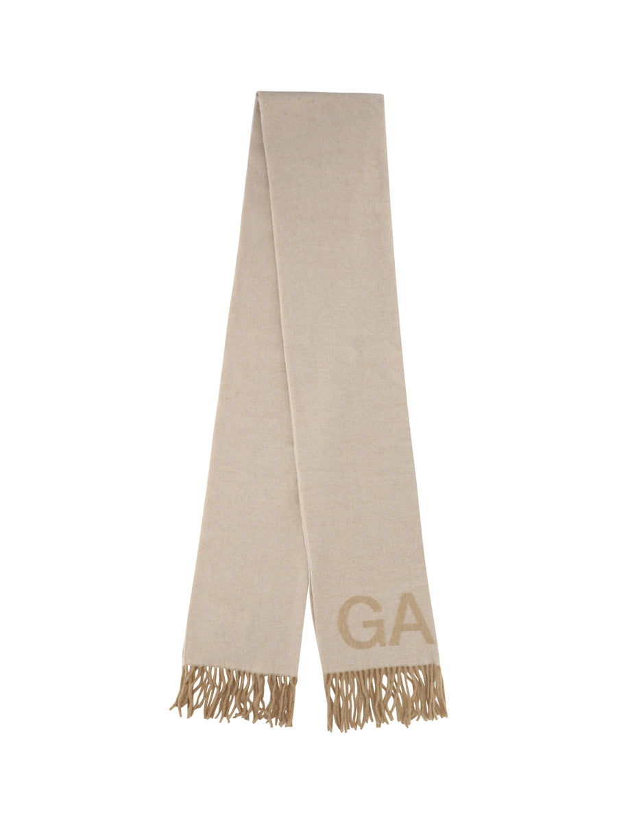 Wool Scarf Egret