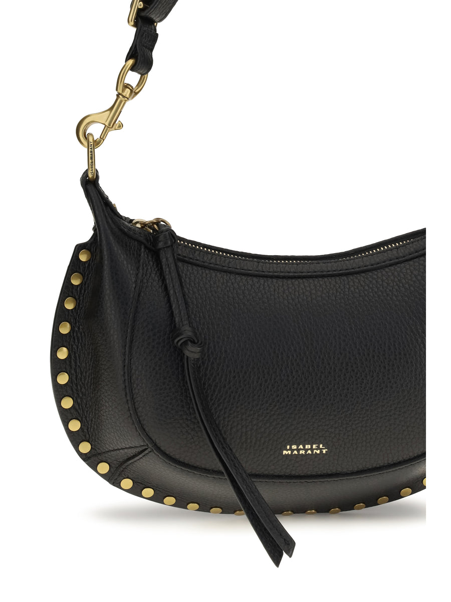 Shoulder Bag Oskan Moon Black Calf Leather