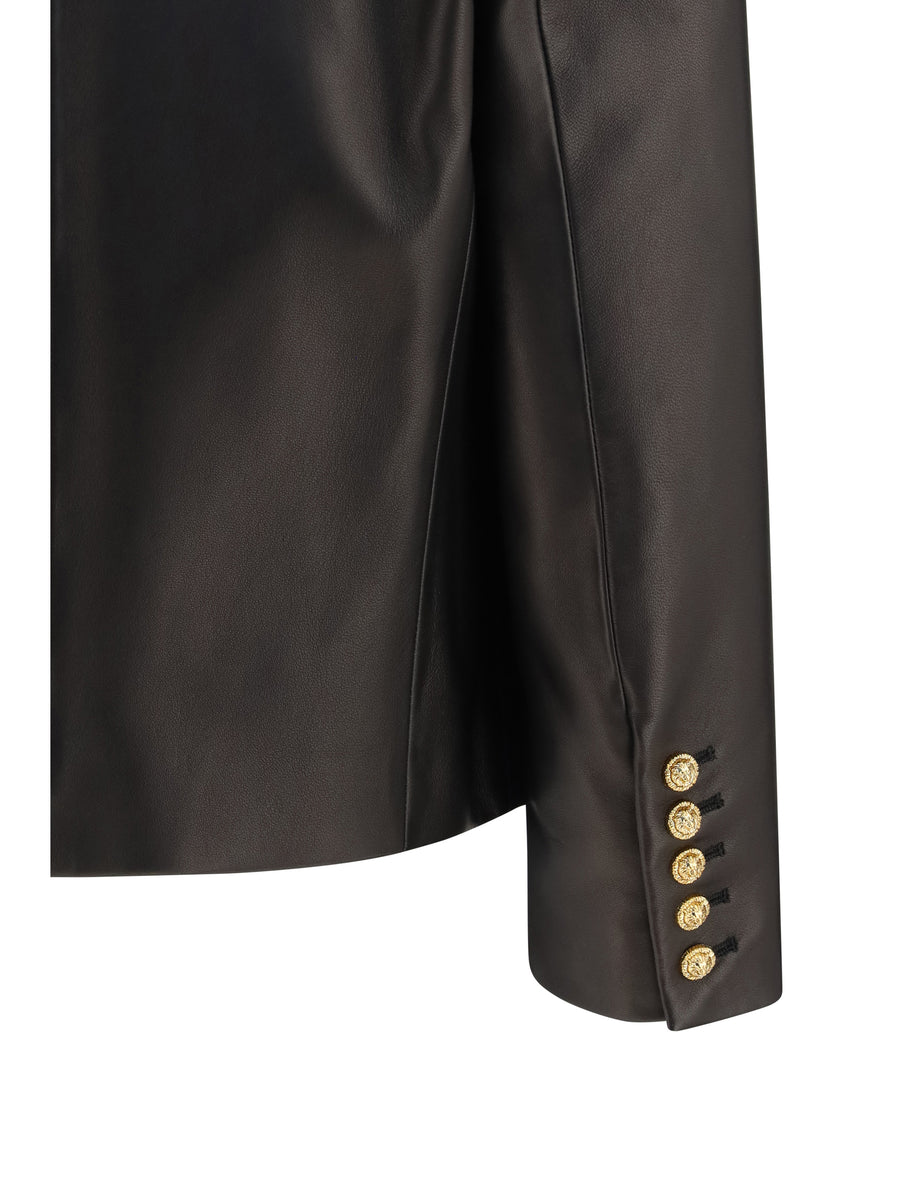 Leather Jacket Spencer Black Lamb Blazers