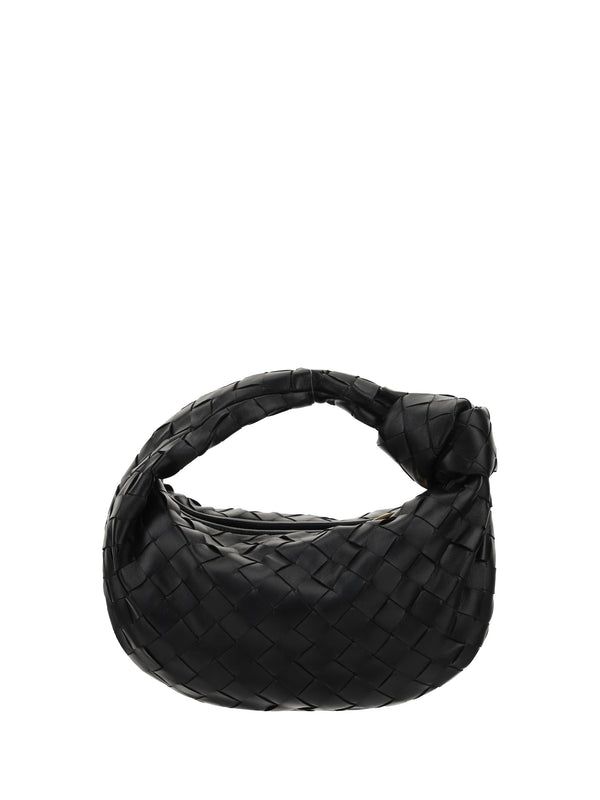 Bottega Veneta Jodie Mini Handbag Black-gold Lambskin Handbags