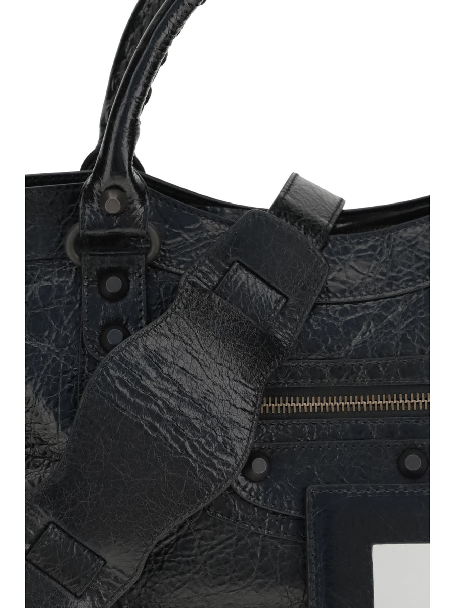 Shoulder Bag City First Black Lambskin