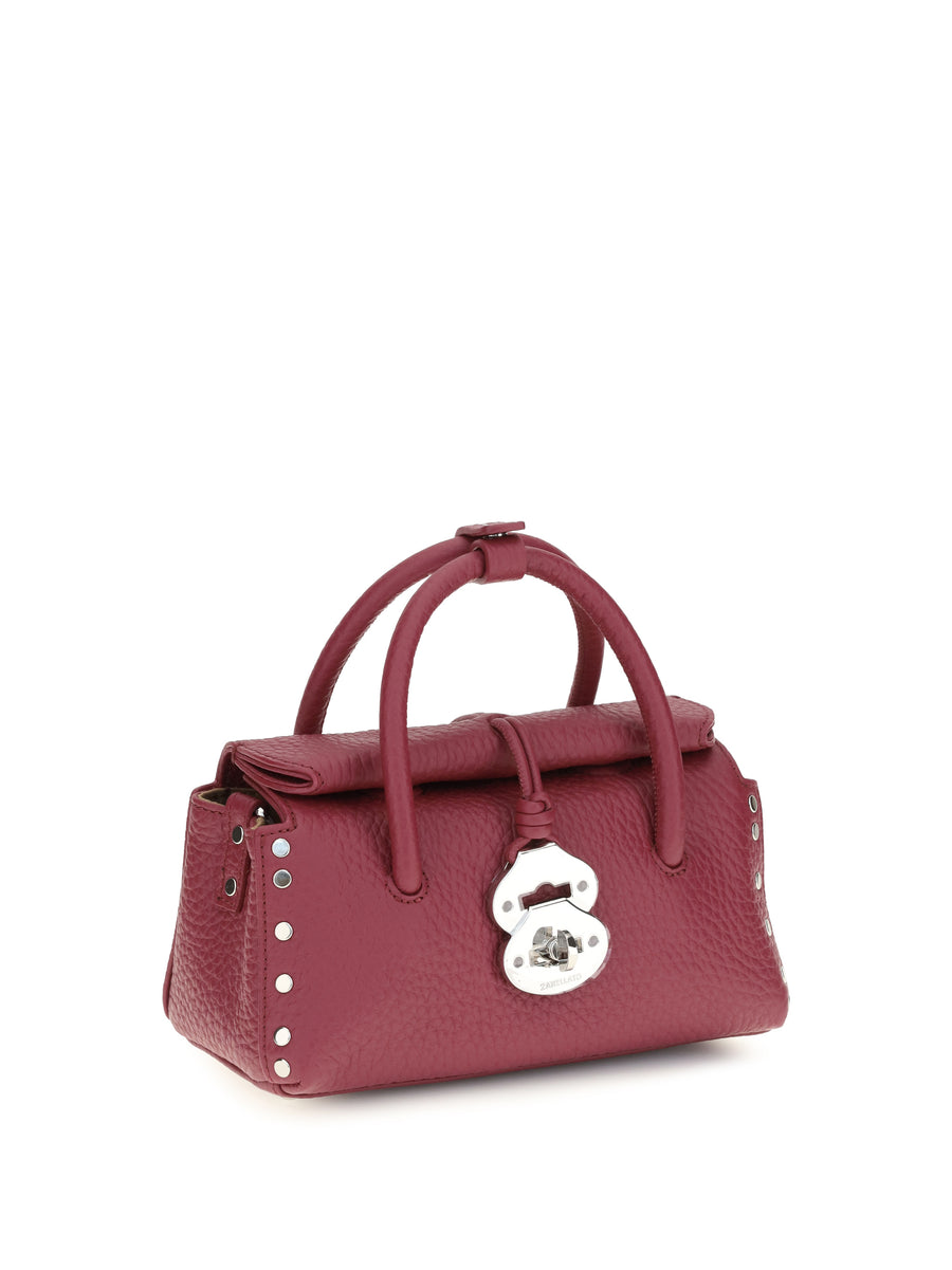 Leather Handbag Centauro Baby Pink Damasco Calf Handbags
