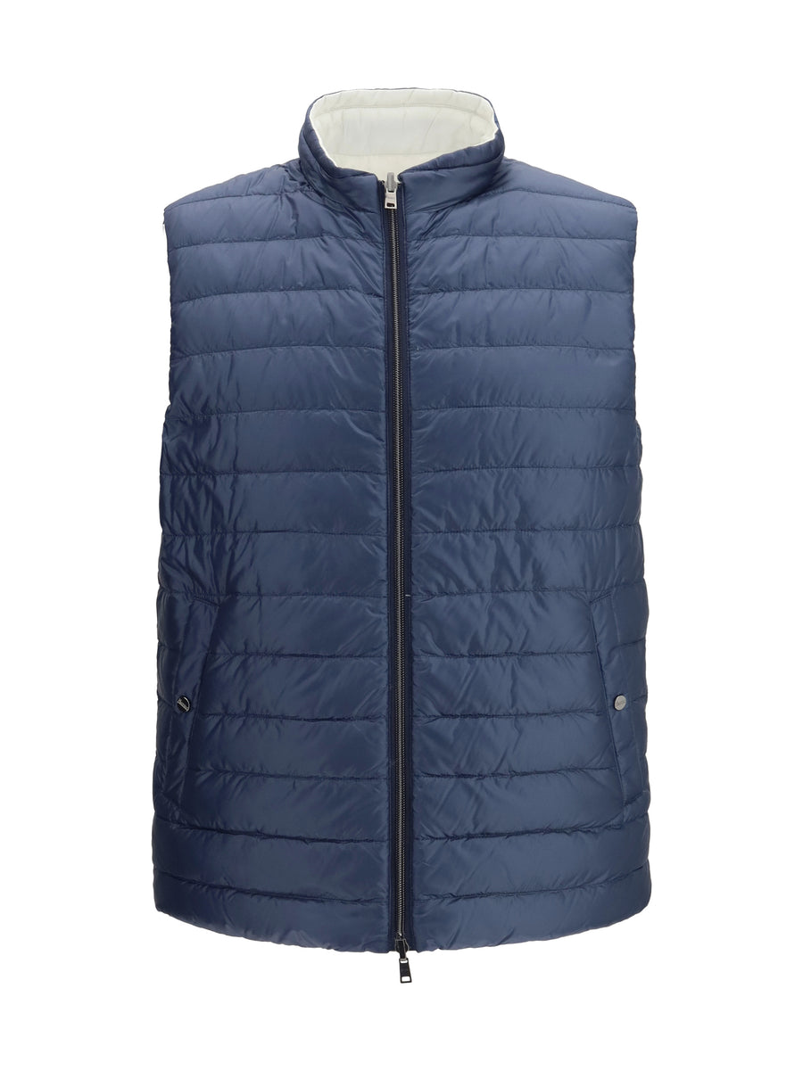 Herno 100% Polyamide gilet in navy