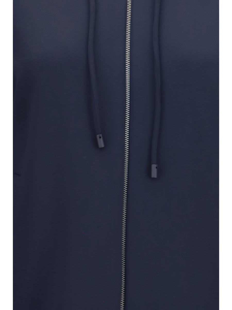 Hooded Sweatshirt Fidato Navy Blue Polyamide Sweatshirts