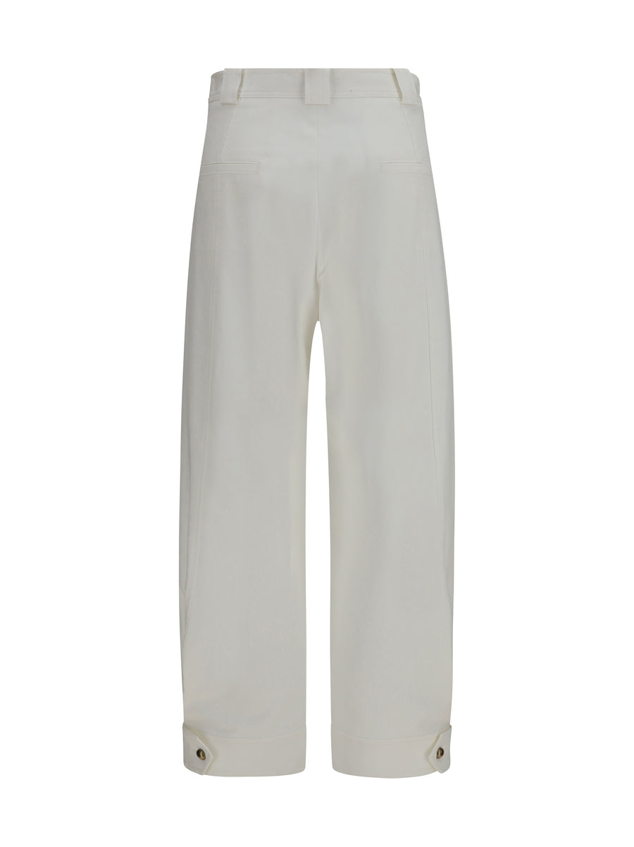 Cropped Trousers Adorni Vela Cotton