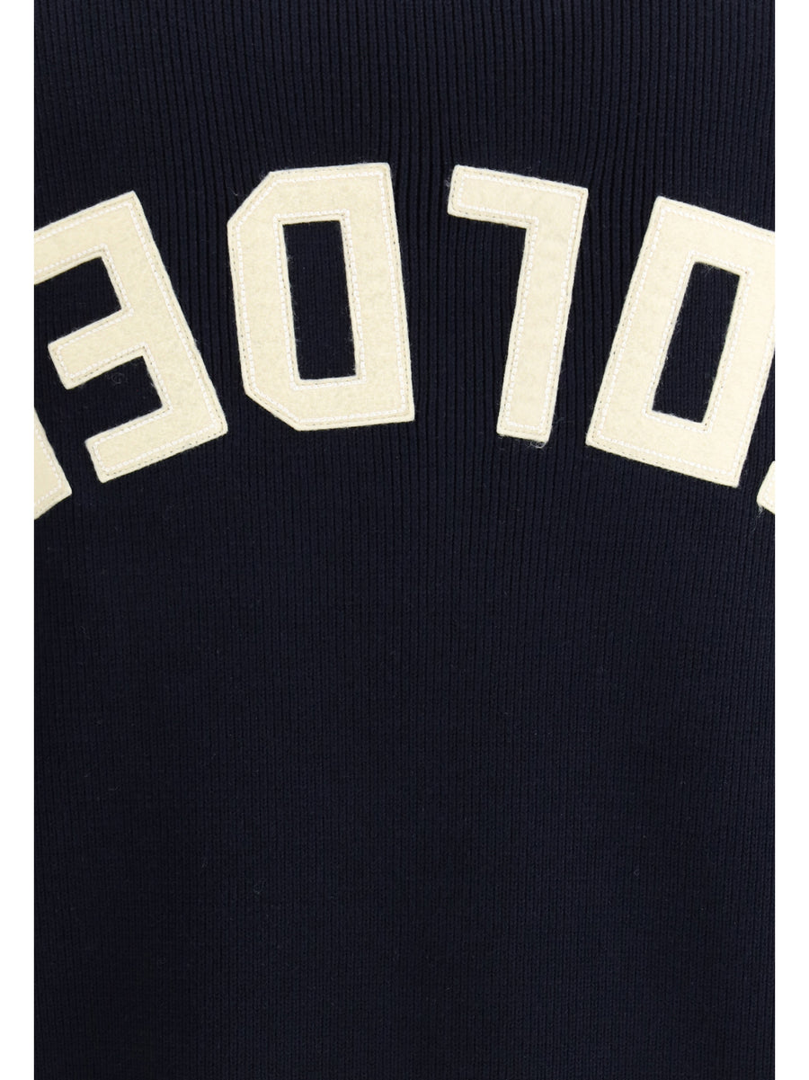 Sweater Golden Dark Blue Cotton