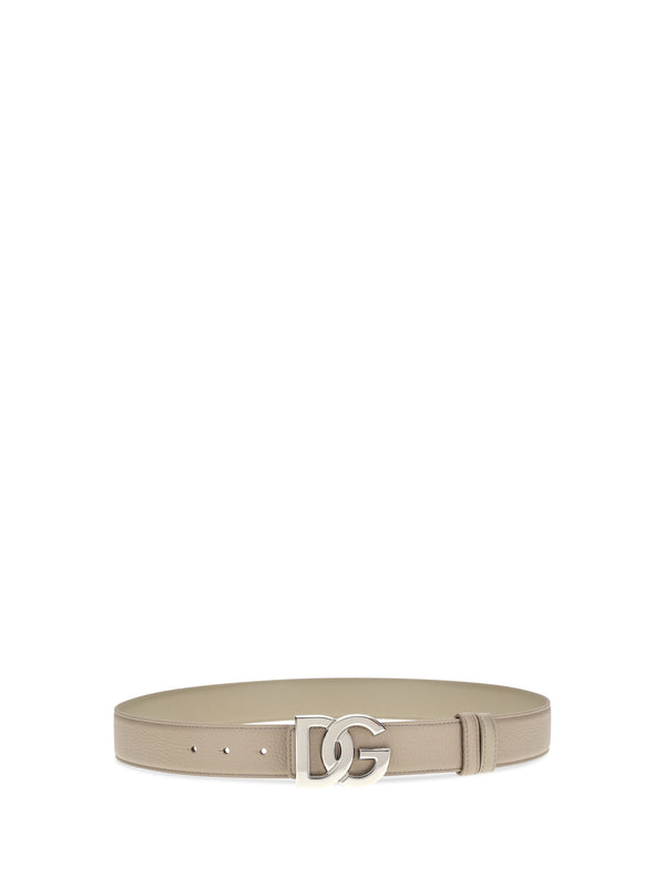 Belt Calfskin Taupe Calf Leather