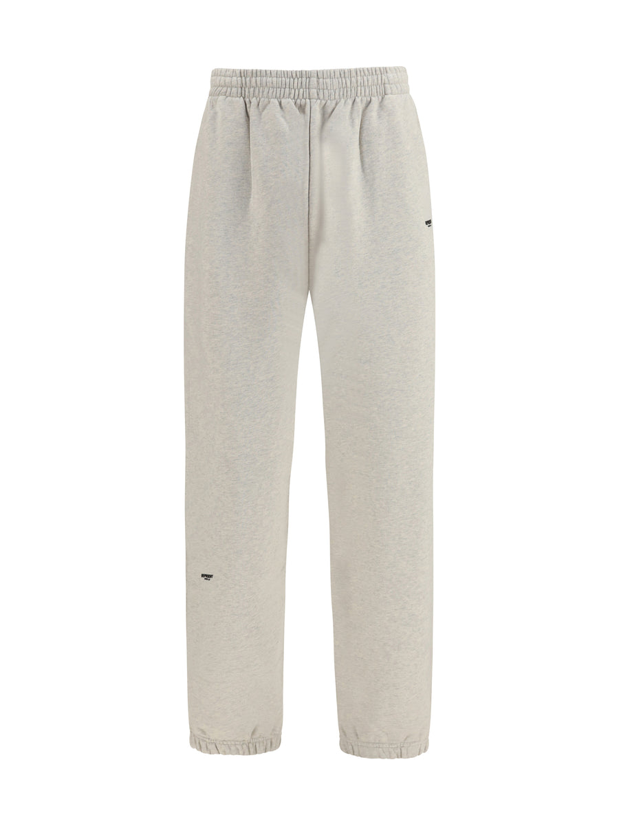 Sweatpants Micro Owners Club Cream Marl Cotton Trousers