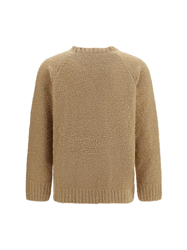 Crewneck Sweater Camel Wool