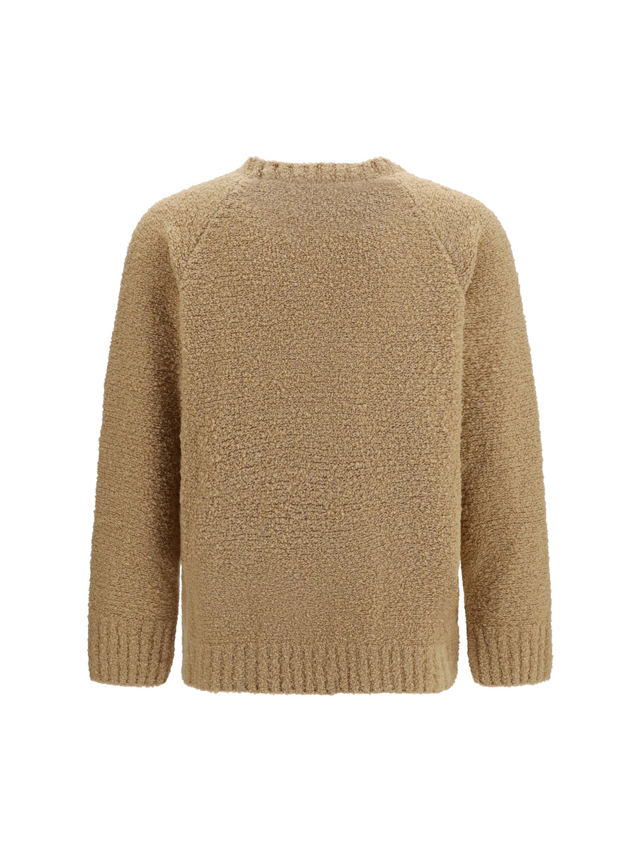 Crewneck Sweater Camel Wool