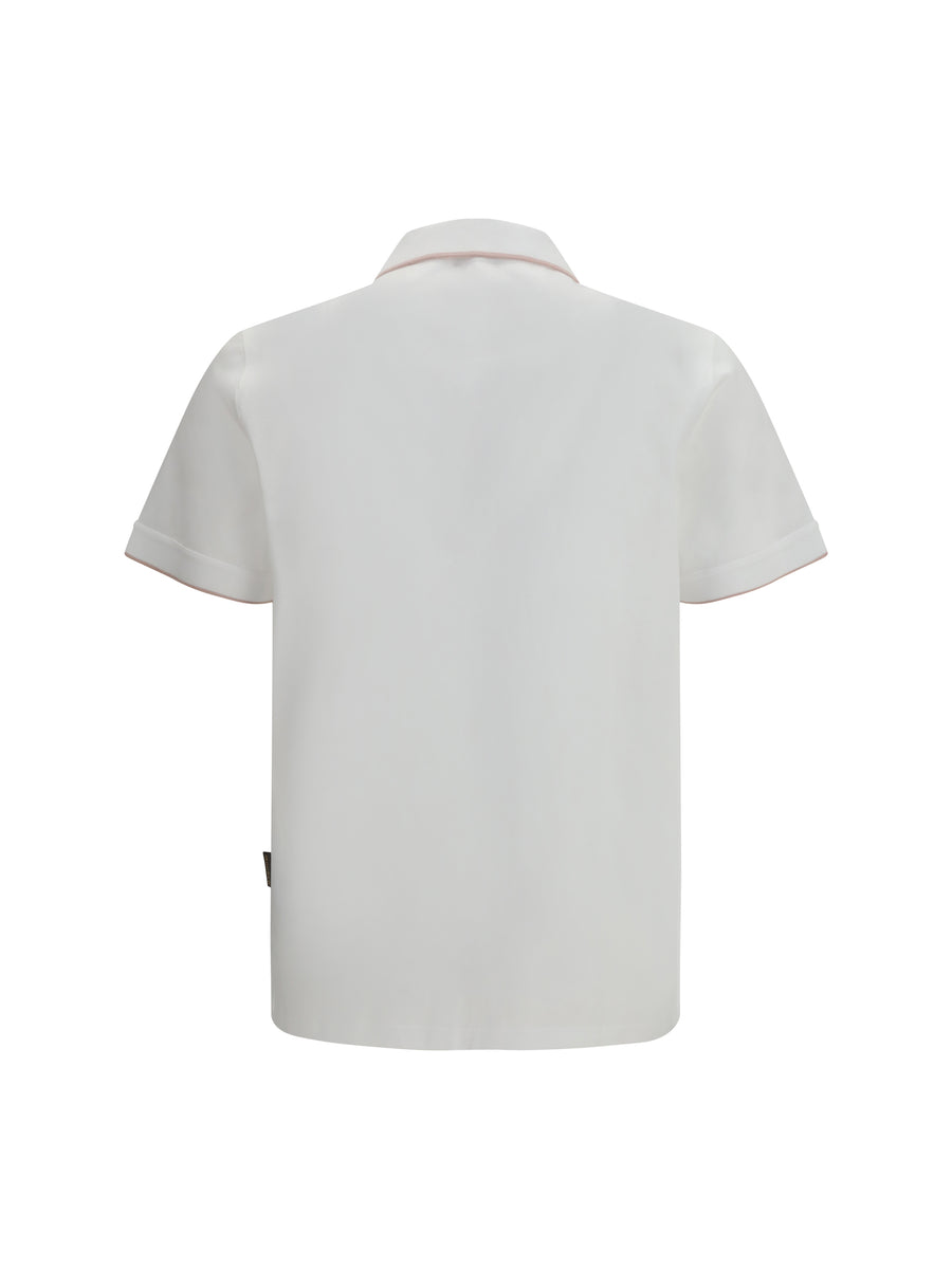 Polo Shirt Bradley-Jcl White-Flamingo White/flamingo Cotton