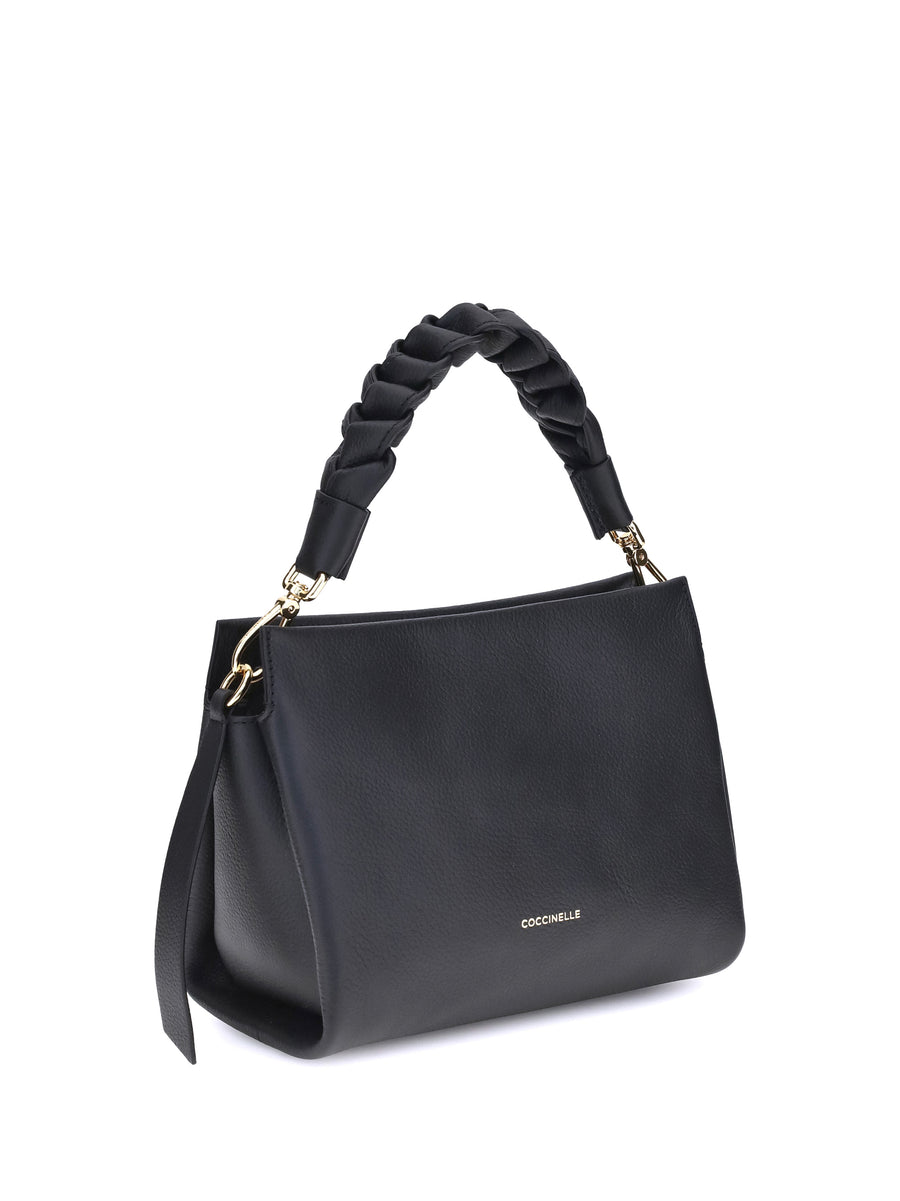 Handbag Boheme Black-Cognac Black/cognac Calf Leather Handbags