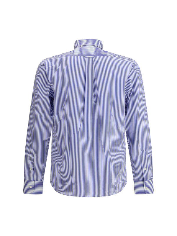 Shirt Striped Cotton Blue