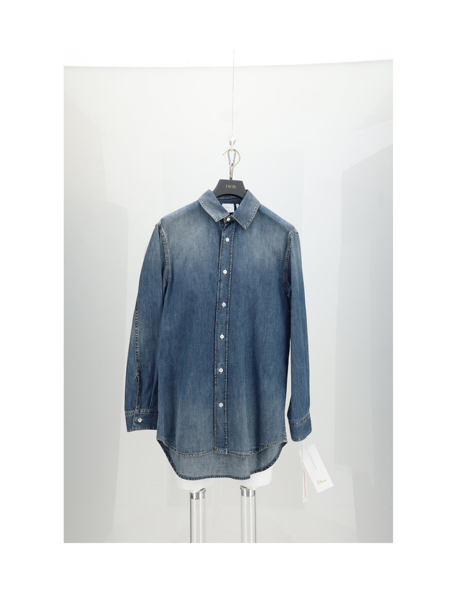 Denim Shirt Blue Cotton
