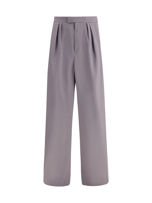 Trousers Preaches Bis Wool-Mohair Grey Wool (ovis Aries)