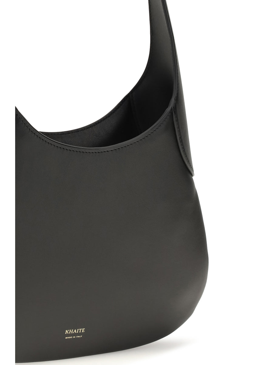Hobo Shoulder Bag Joan Calfskin Black Calf Leather Handbags