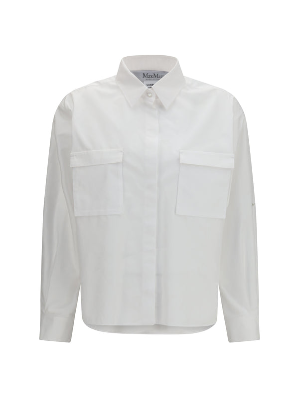 Max Mara 100% Cotton shirt in white