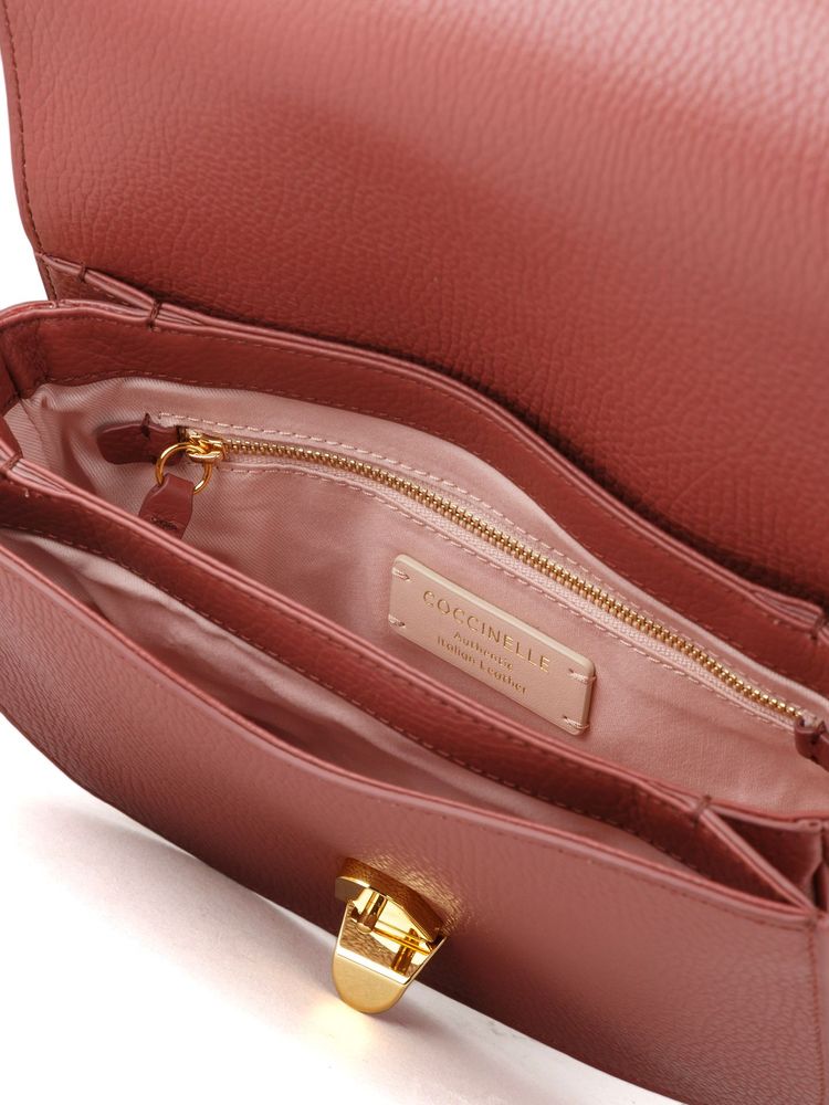 Coccinelle 100% Cowhide crossbody bag in red