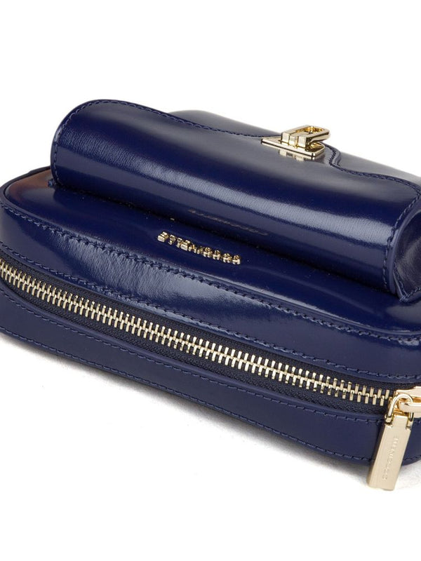 Coccinelle 100% Calf Split crossbody bag in navy