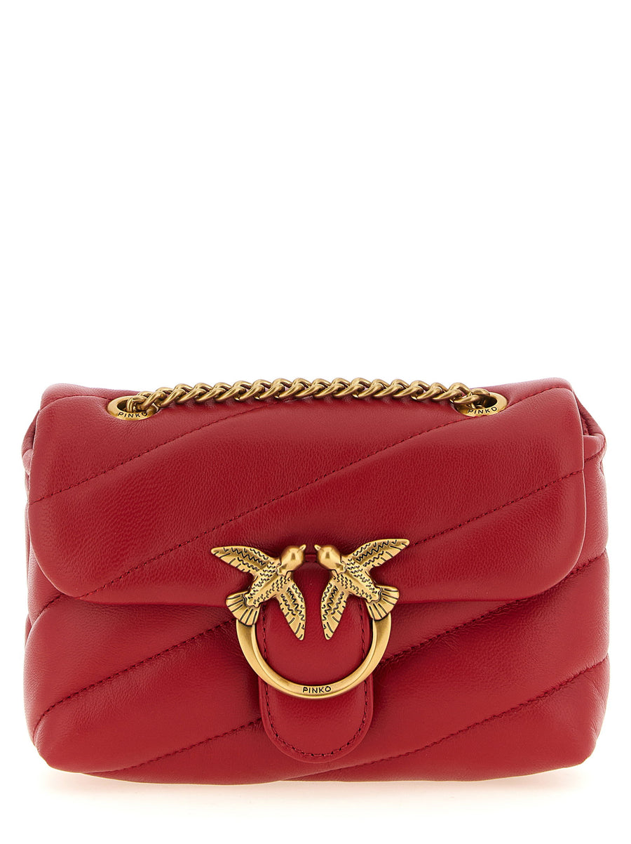 Pinko Love Puff Shoulder Bag — Red