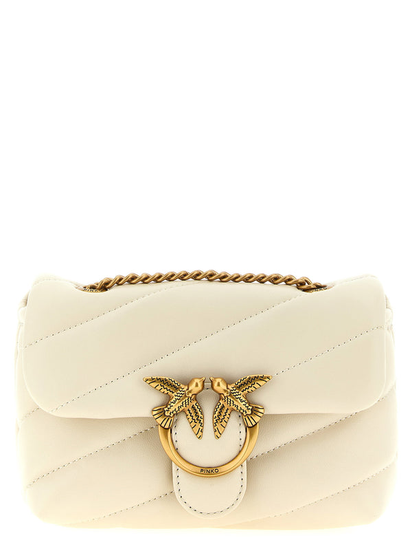 حقيبة كروسبودي Pinko — باللون الكريمي
