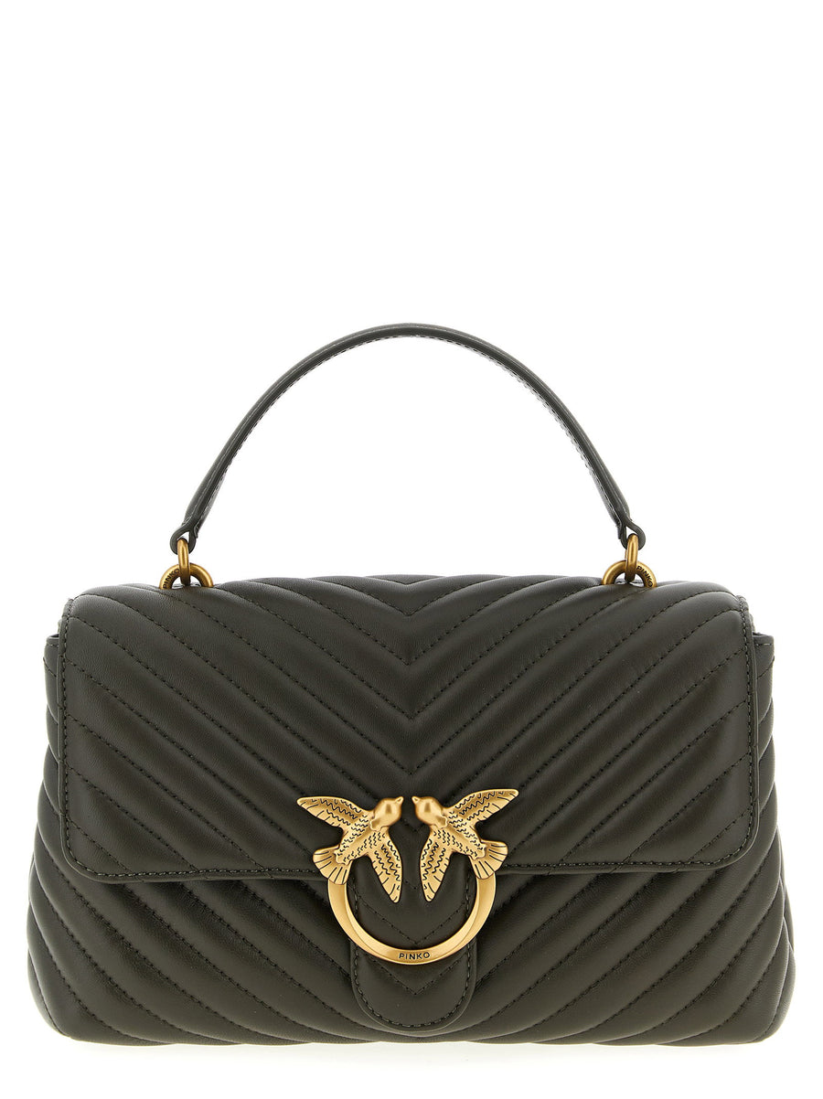 Pinko Top Handle Bag — Olive