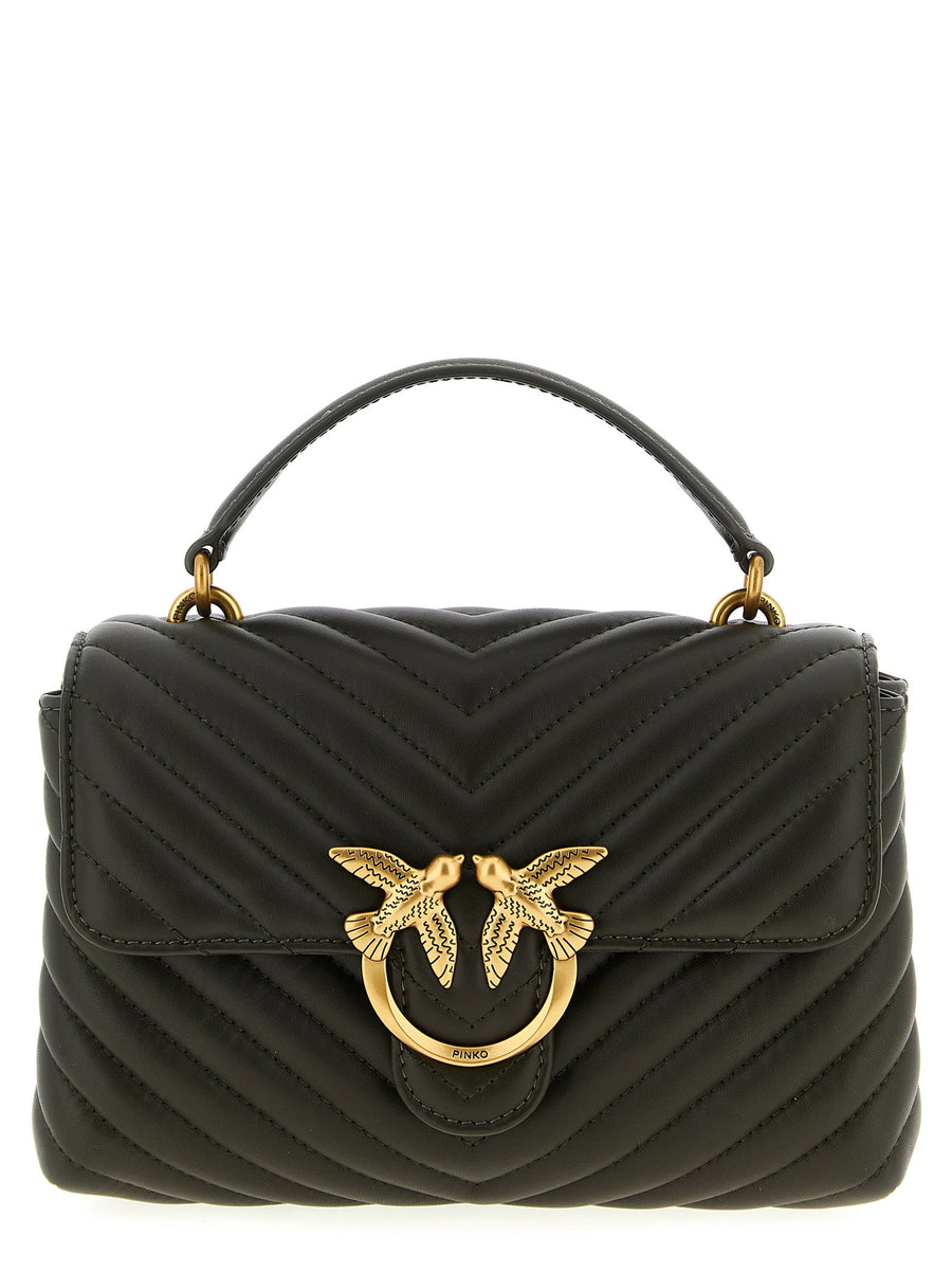 Pinko Top Handle Bag — Black