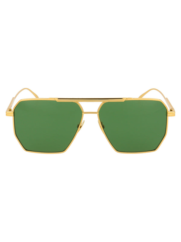 Sunglasses Gold-Green Metal Gold/gold/green