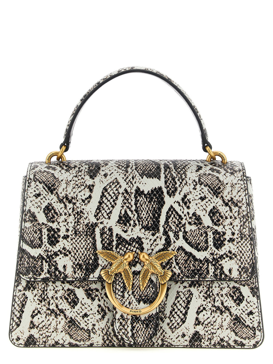 Pinko Top Handle Bag — White