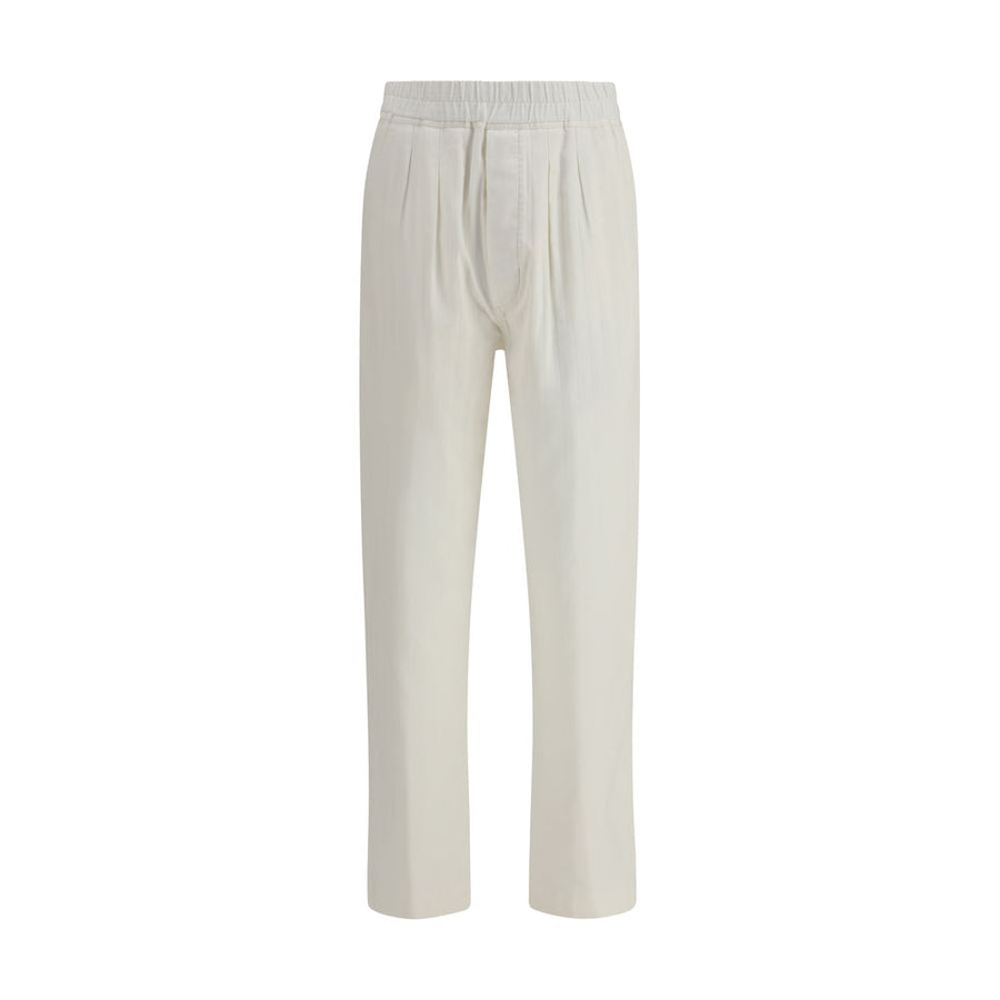 Tom Ford 66% Cotton 34% Silk trousers in white