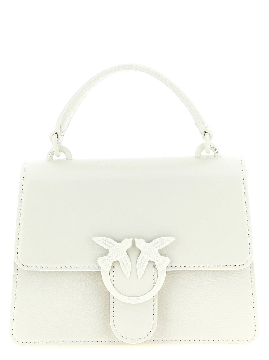 Pinko Top Handle Bag — White