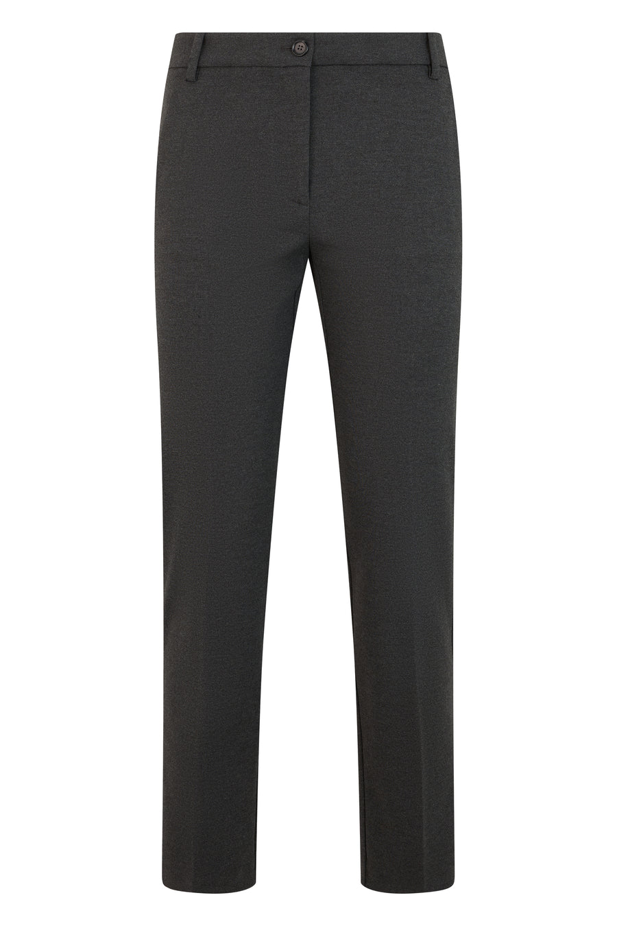 Trousers Slim Fit Raven Grey Viscose Straight