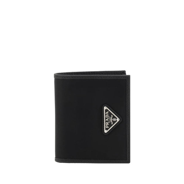 Prada 100% Nylon wallet in black