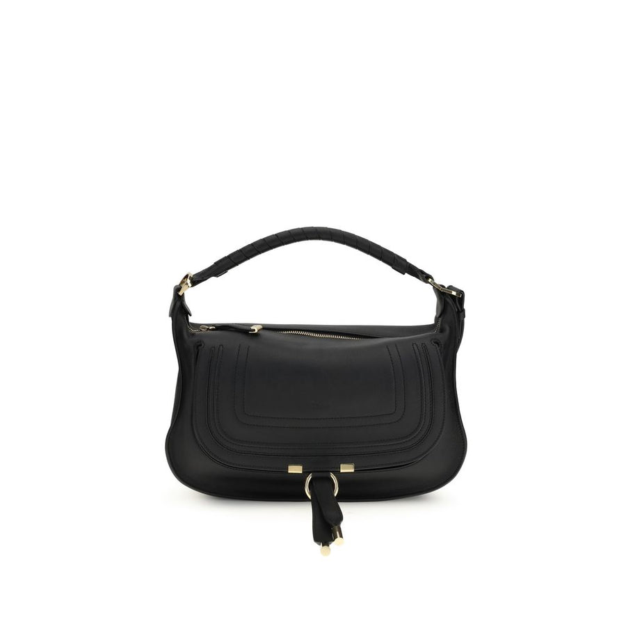 Chloé 100% Calf Leather Bos Taurus shoulder bag in black