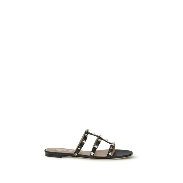 Valentino Garavani UPPER 100% Calf Leather Bos Taurus sandals in black