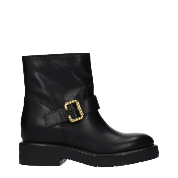 Chloé Leather ankle boot in black