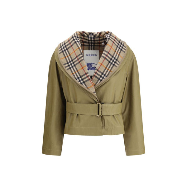 Burberry 100% Cotton (shell); wool quilting (detachable) jacket in beige