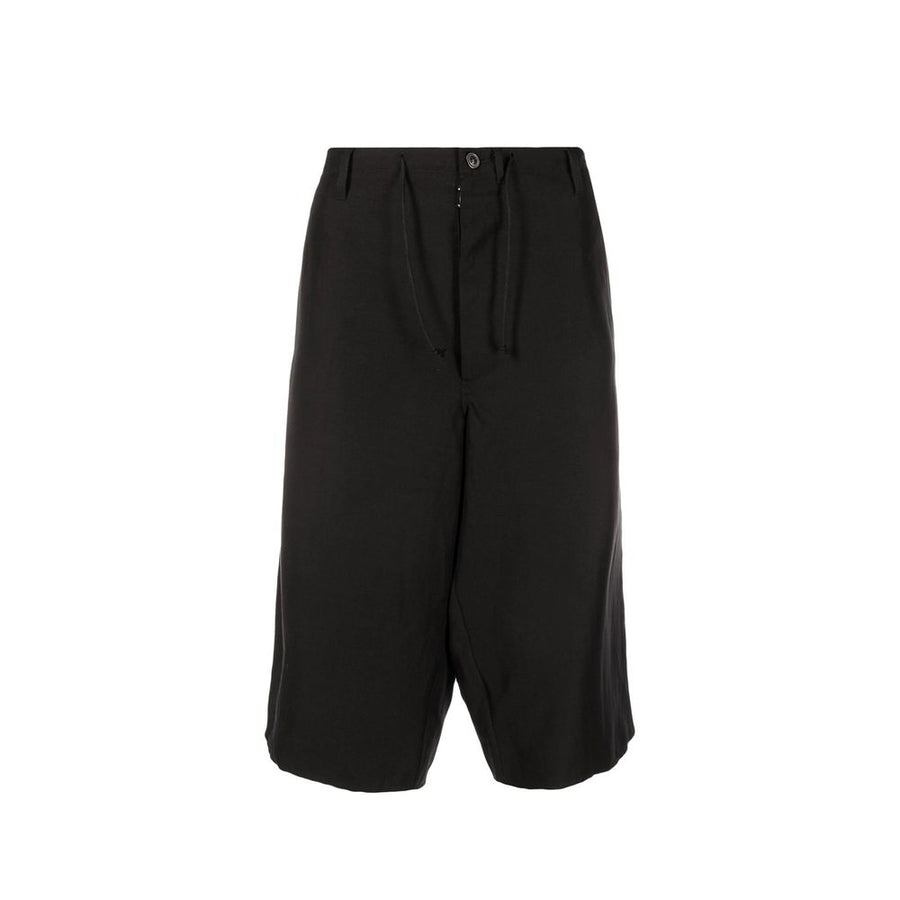 Maison Margiela 44% Linen bermuda shorts in black